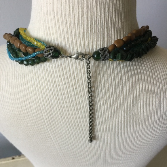 Multi Strand Beaded Twist Necklace - Picture 5 of 7